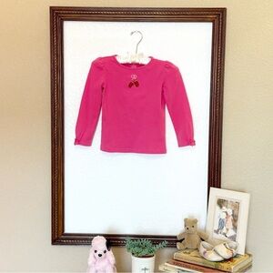 Gymboree EUC 2012 Cozy Owl line Embroidered Mittens Long Sleeve Pink Tee Size 5